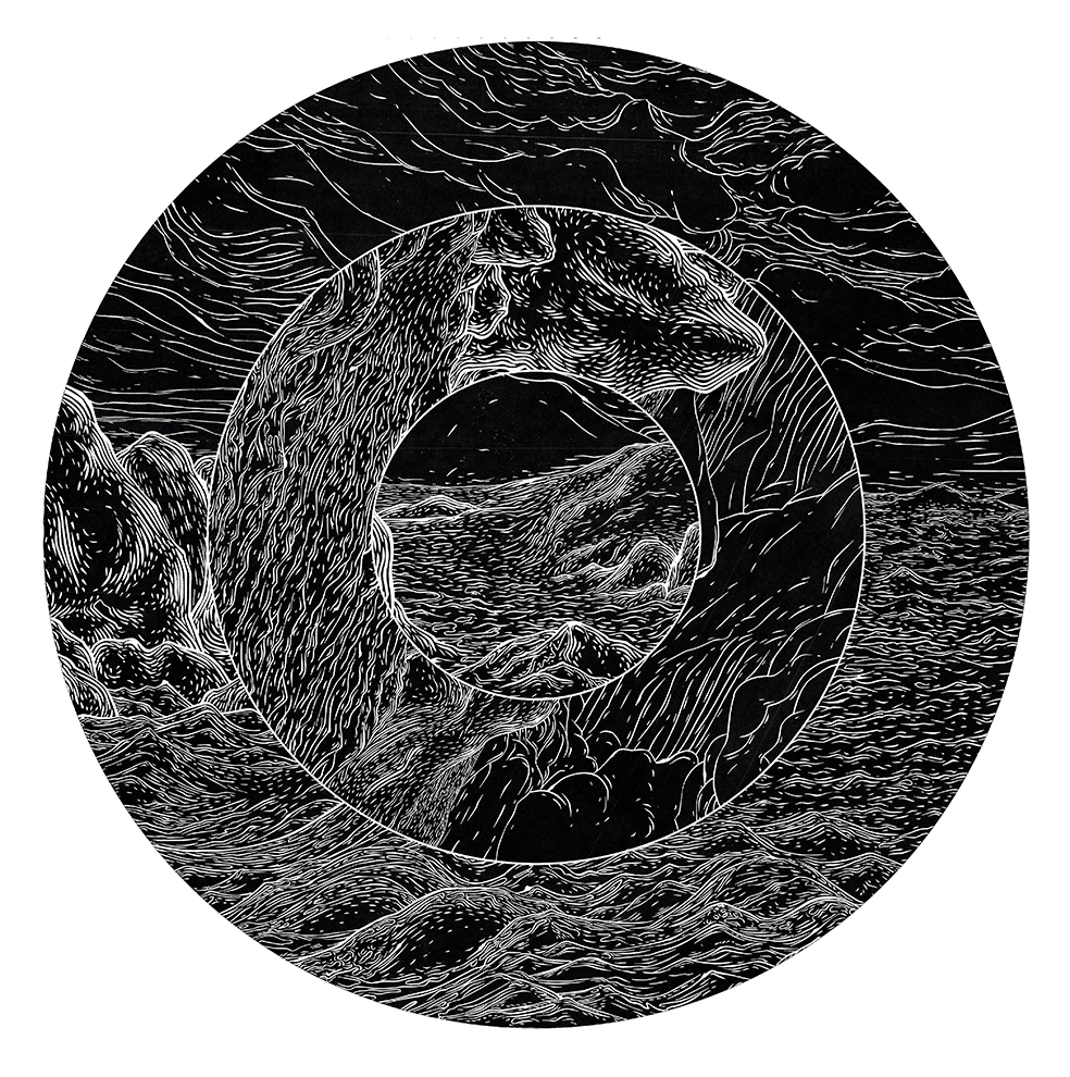 Image of Orbital Landscape’s vinyl print