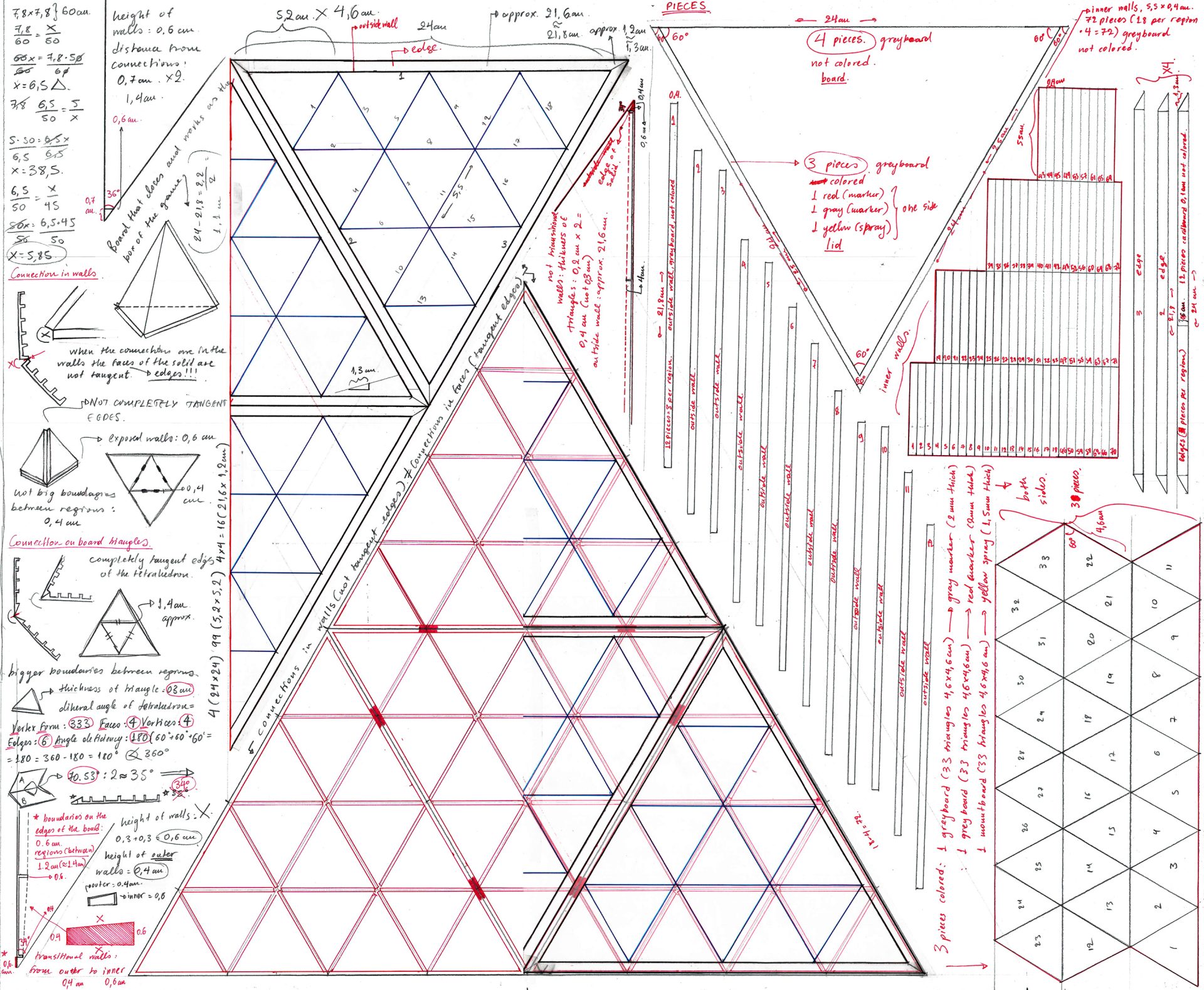 Board Game Study 1 / ink and pencils on paper / 60x60cm
.