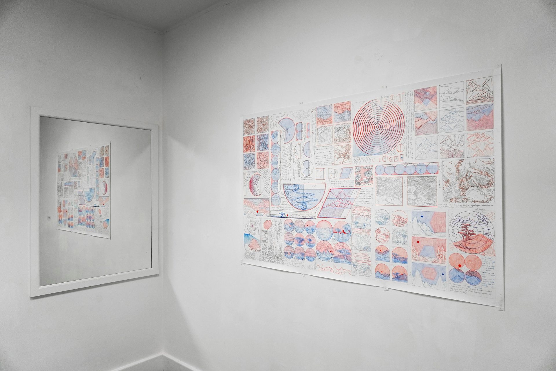 Landscape Study / ink and pencils on paper / 100x150cm
.